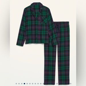 Printed Flannel Pajama Set TALL